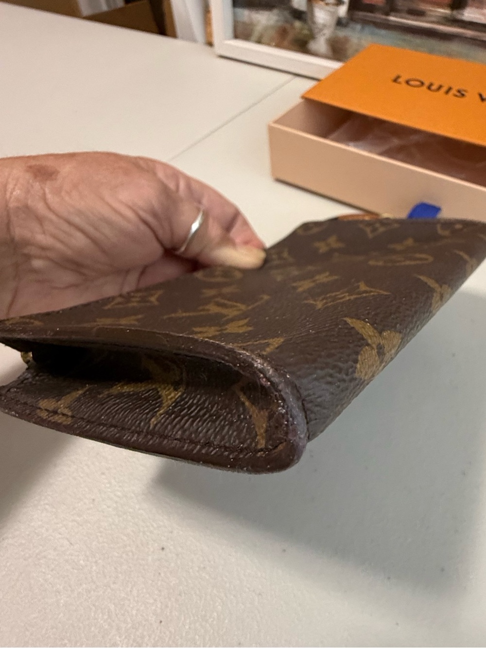 Louis Vuitton Monogram Canvas Pouch with Box in Brown - Picture 4 of 7